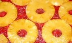 Rhubarb Pineapple Upside-Down Cake