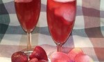 Champagne with Strawberries