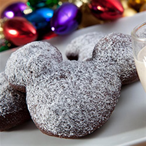 Gingerbread Beignets with Eggnog Creme Anglaise