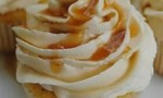 Almond Cupcake with Salted Caramel Buttercream Frosting
