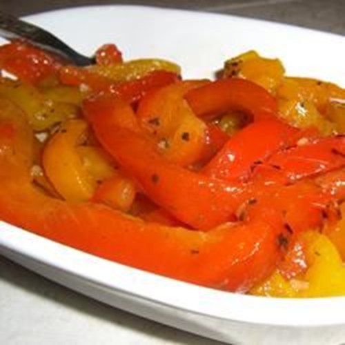 Roasted Peppers in…