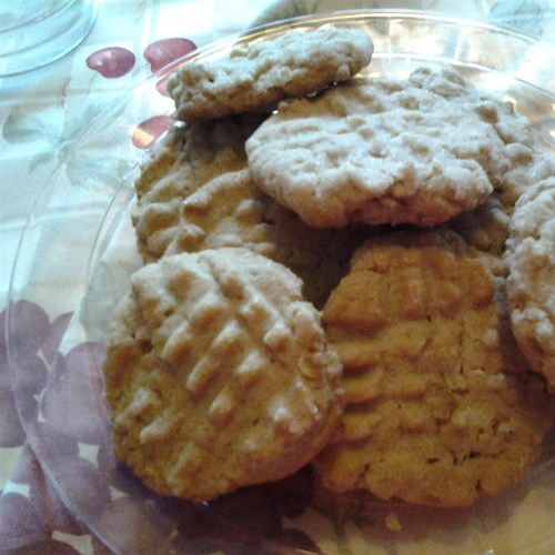Almond-y Peanut Butter Oatmeal Cookies