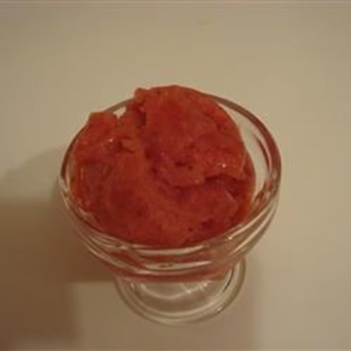 Peach and Strawberry Sorbet