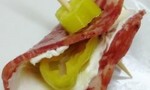 Salami, Cream Cheese, and Pepperoncini Roll-Ups